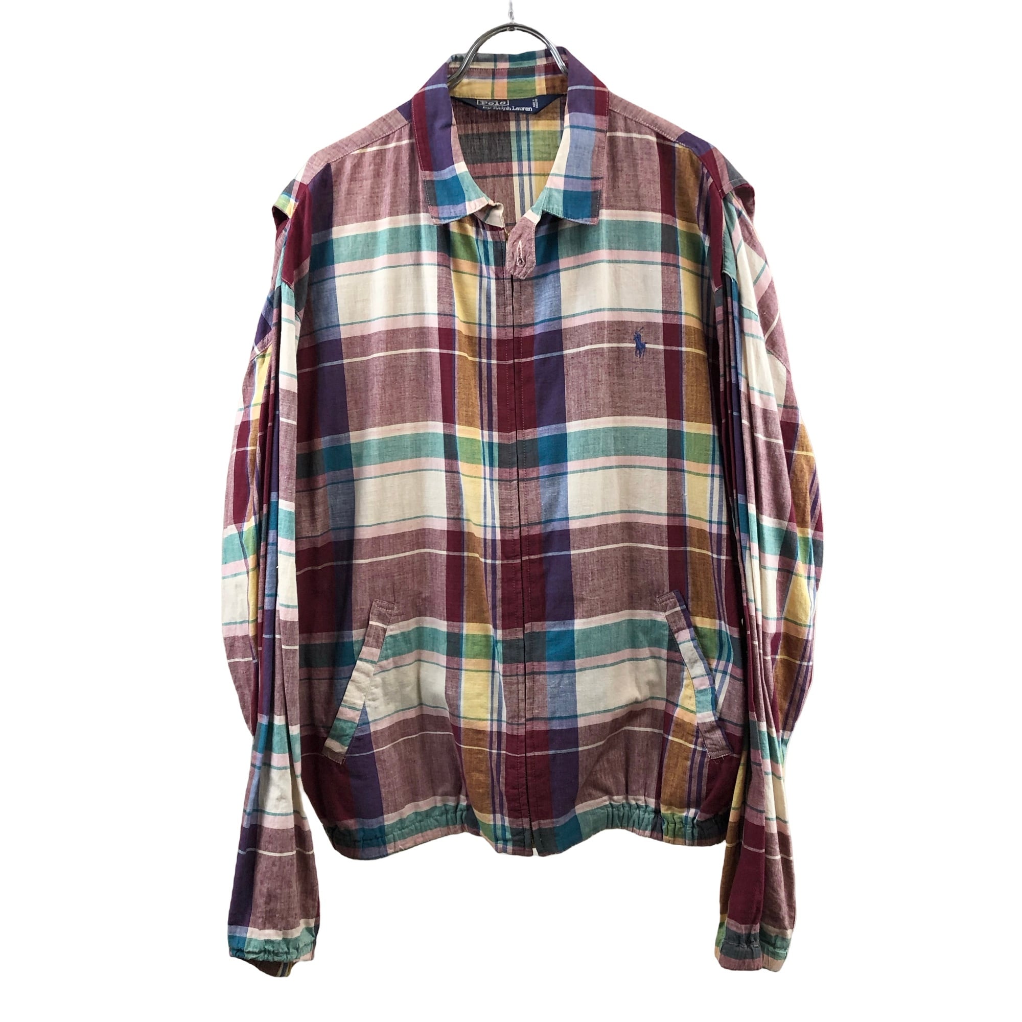 Polo Ralph Lauren 90s スイングトップ マドラスチェック Polo Ralph Lauren 90s スイングトップ マドラスチェック
