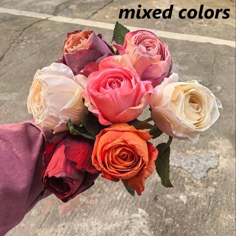 造花 薔薇 バラ 7本セット おしゃれ かわいい インテリア オブジェ
