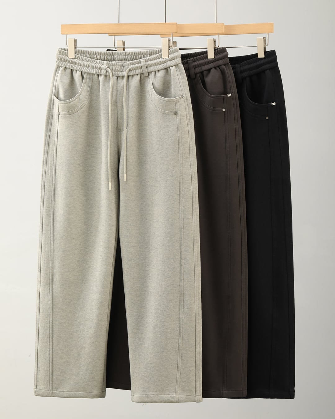 ドローストーリング イージースウェットパンツ 3色 A0122