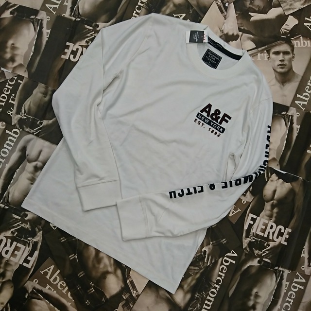 Abercrombie&Fitch MENS  ロングＴシャツLサイズ