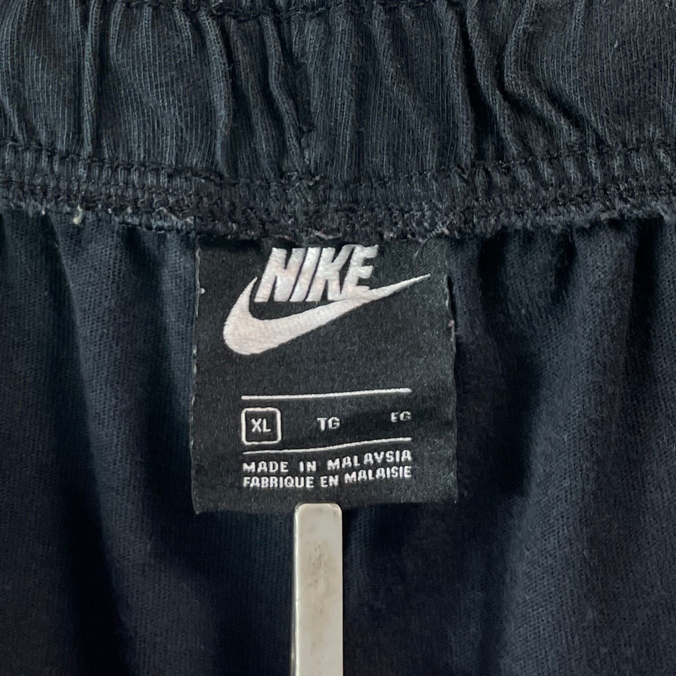 NIKE ナイキ コットンジャージー ワイドストレート イージーパンツ 黒