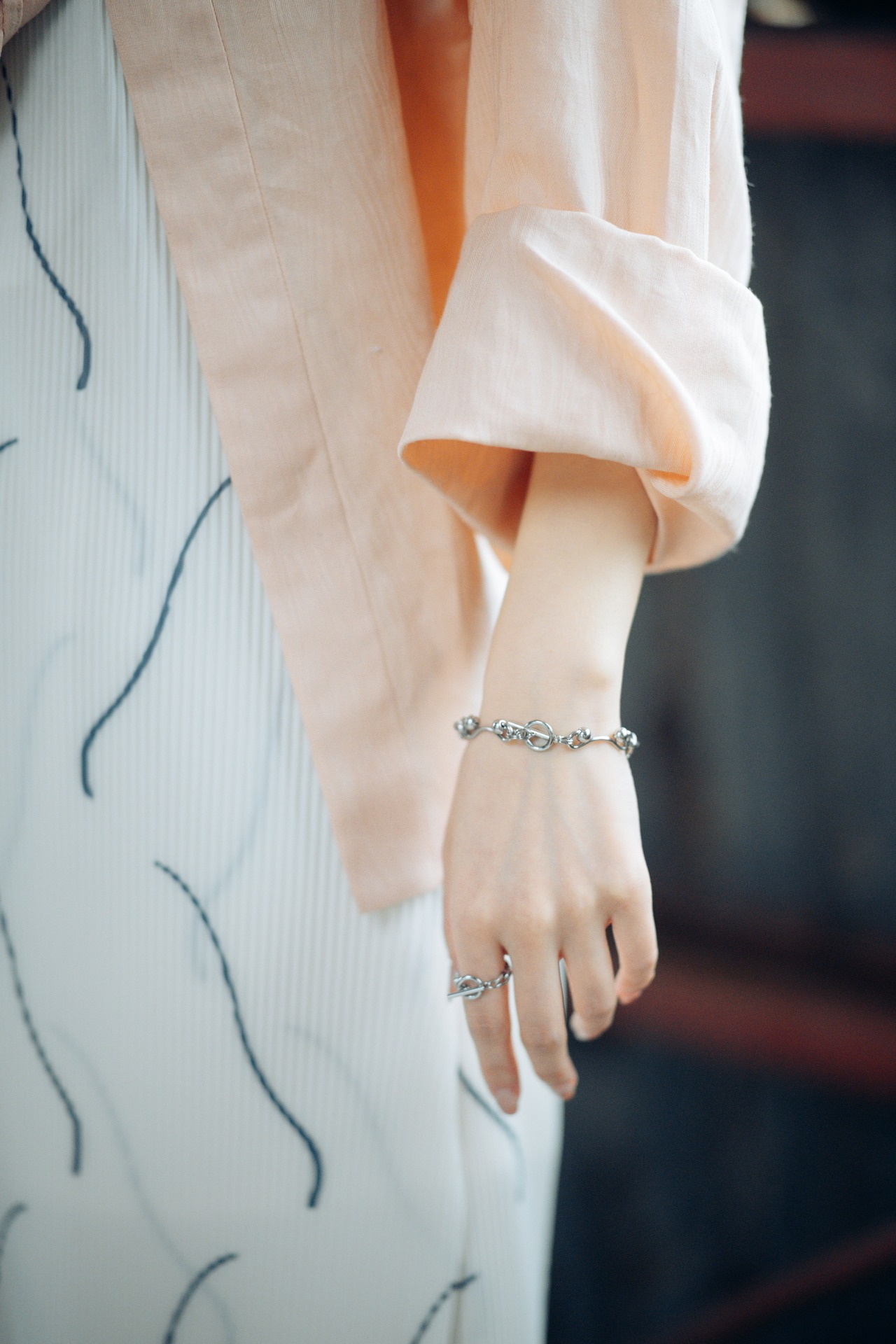 『冒険の芽吹き』 sprout chain bracelet