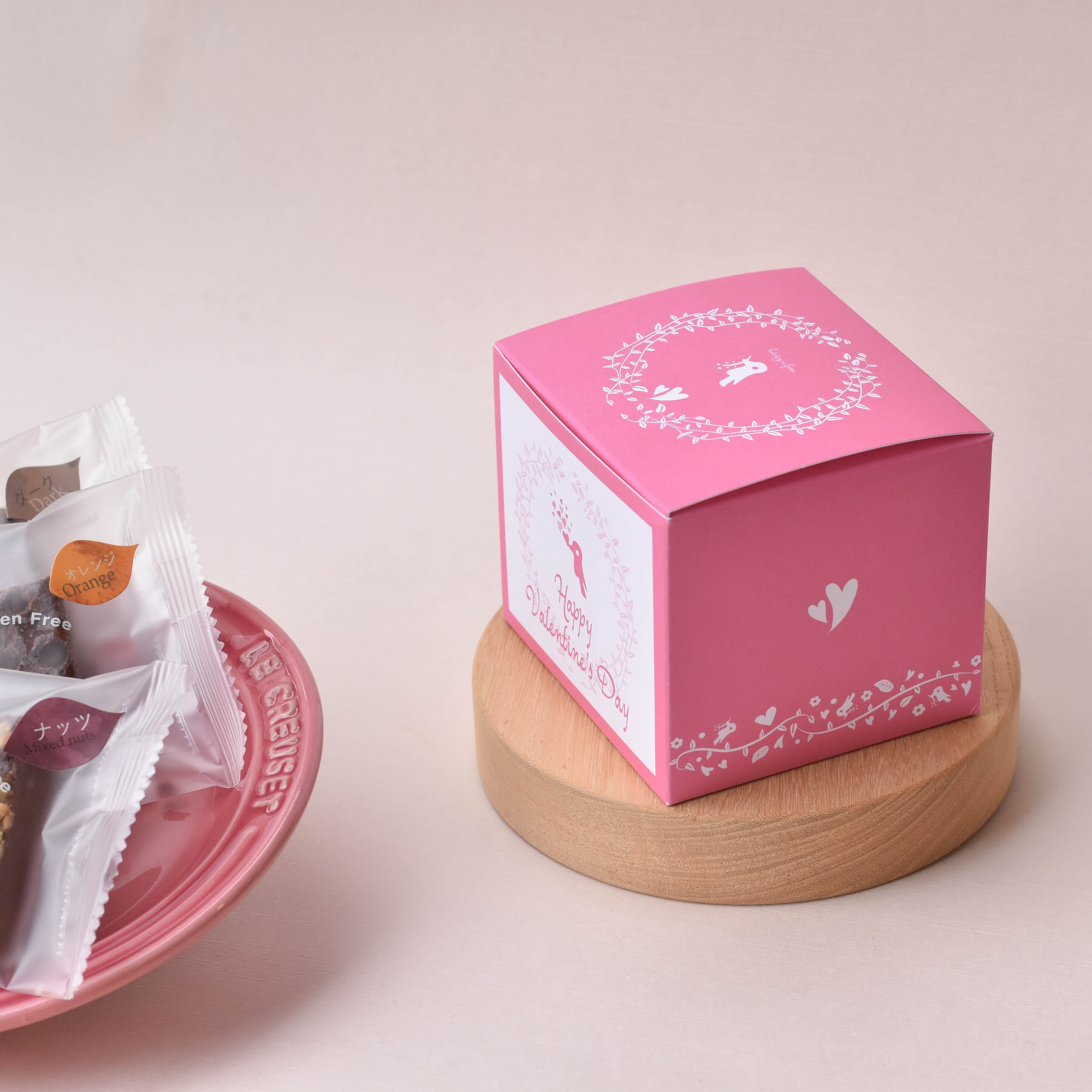 ☆バレンタインのブラウニーボックス☆ピンク | ホトトギスファーム