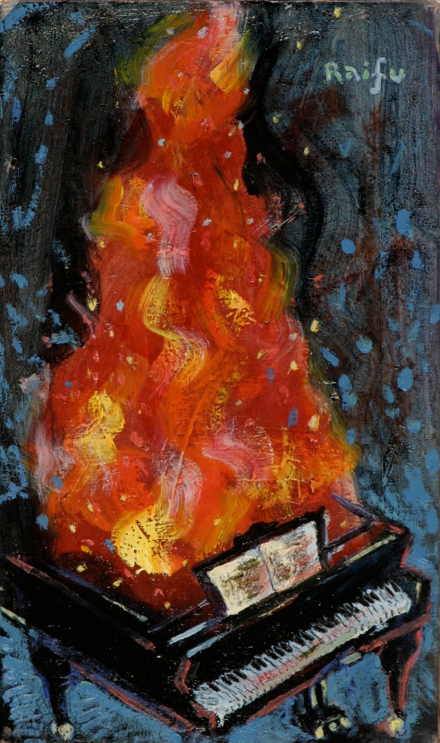 ラッパを持つ天使 | 廣田雷風