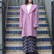 RETRO VINTAGE CANTY CASHMERE BREND WOOL BIG SHAWL COAT/レトロ古着カシミヤ混ウールビッグショールカラーコート