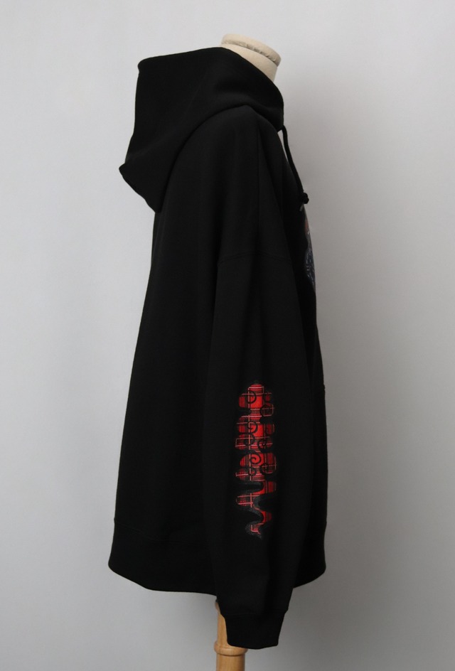 Plaid Tiger Hoodie (プレイド タイガー フーディー)【Black】