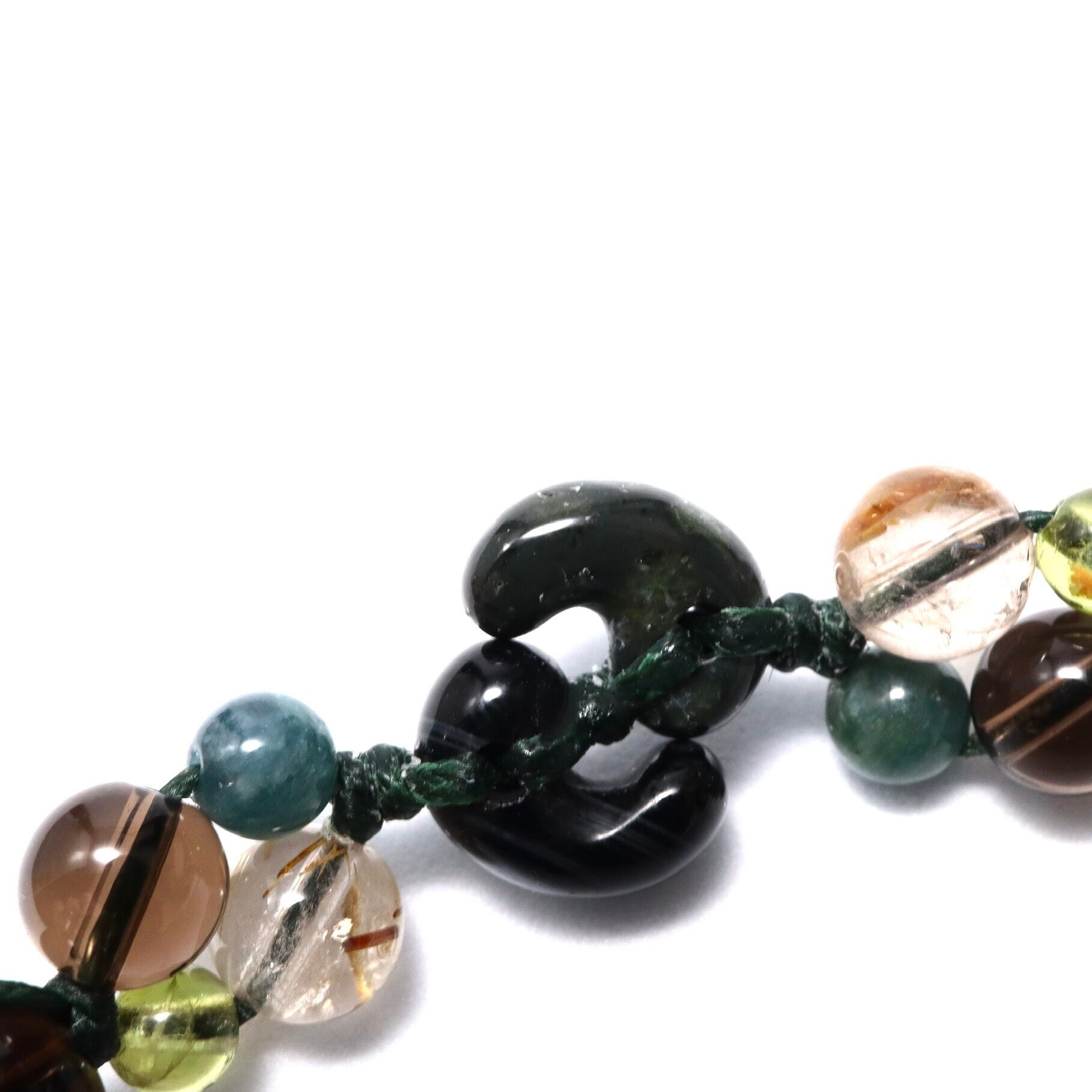 された 出雲石 ブレスレット(証明書付き) QrShy-m77851247306 れて