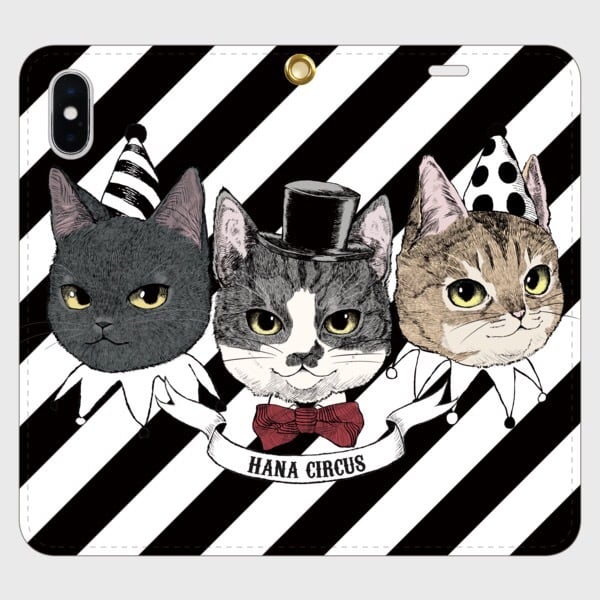送料無料】HANA circus original iPhone6〜XS ベルトなし（帯なし