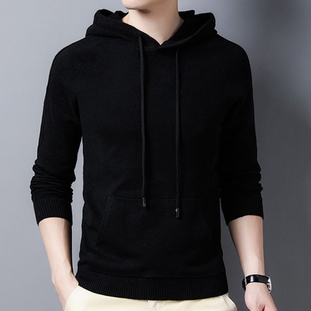 フード ニットセーター 4カラー A1779