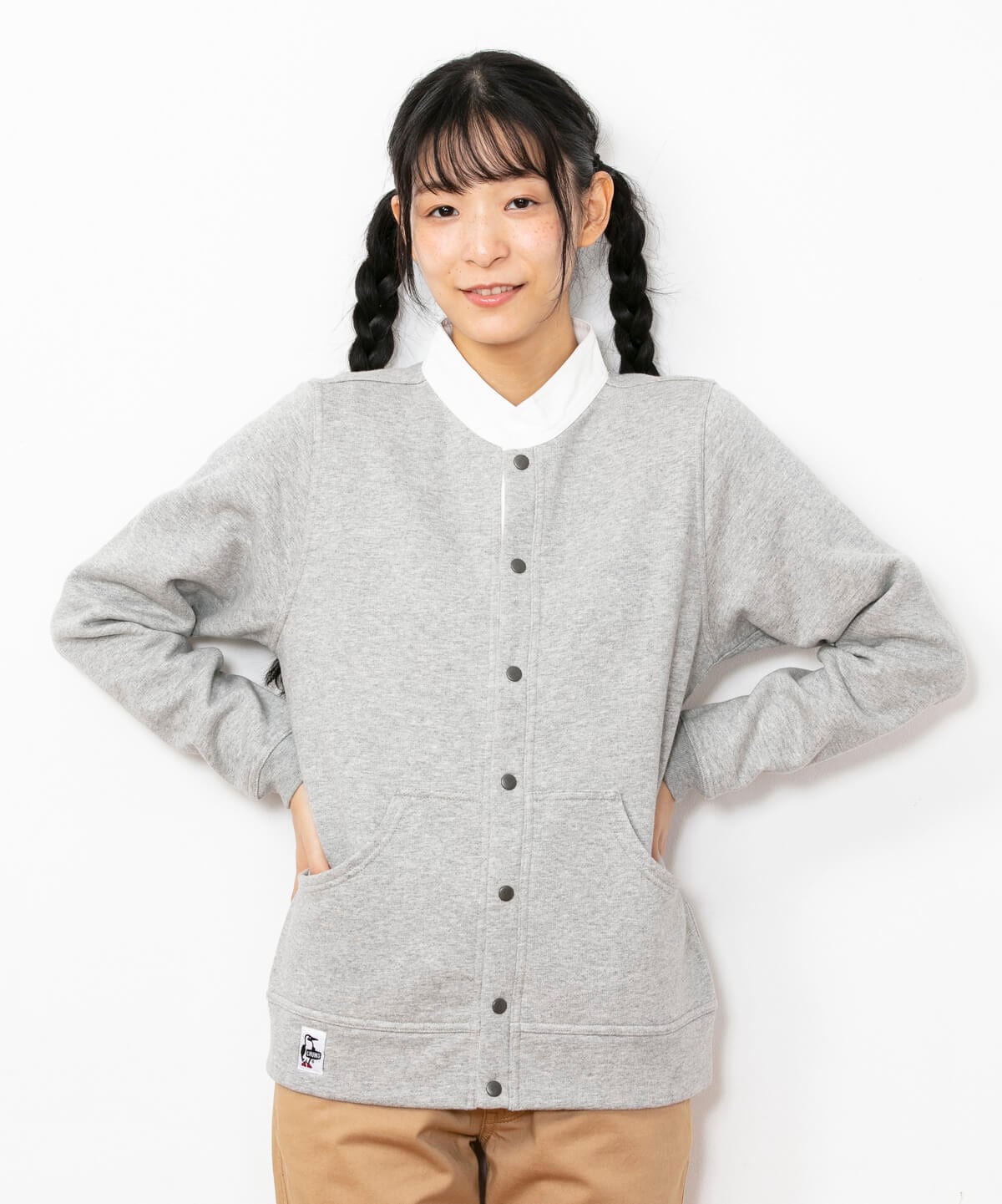 CHUMS(チャムス) フルスナップハリケーントップ Gray(グレー