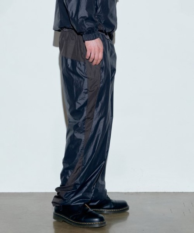 [SCULPTOR] Paneled Wind Pants Black