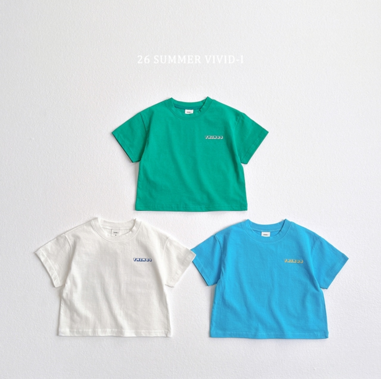 【取寄/韓国直送】VIVID-I 26/SM LOVE THINGS Tシャツ|夏服|韓国子供服