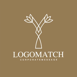 上品に開花するYのロゴ