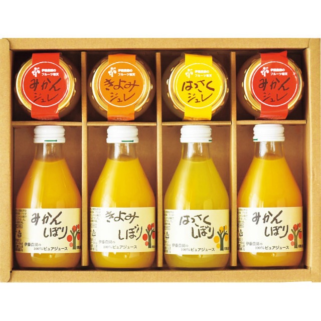 伊藤農園　果汁１００％ピュアジュース＆ジュレセット