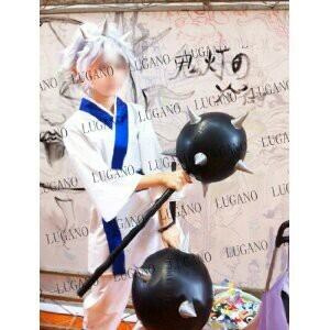 DK1504  鬼灯の冷徹● 茄子風 衣装＋ヘア飾り   コスプレ衣装　 完全オーダメイドも対応可能 K1504 鬼灯の冷徹○ 茄子風 衣装＋ヘア飾り コスプレ衣装 cosplay