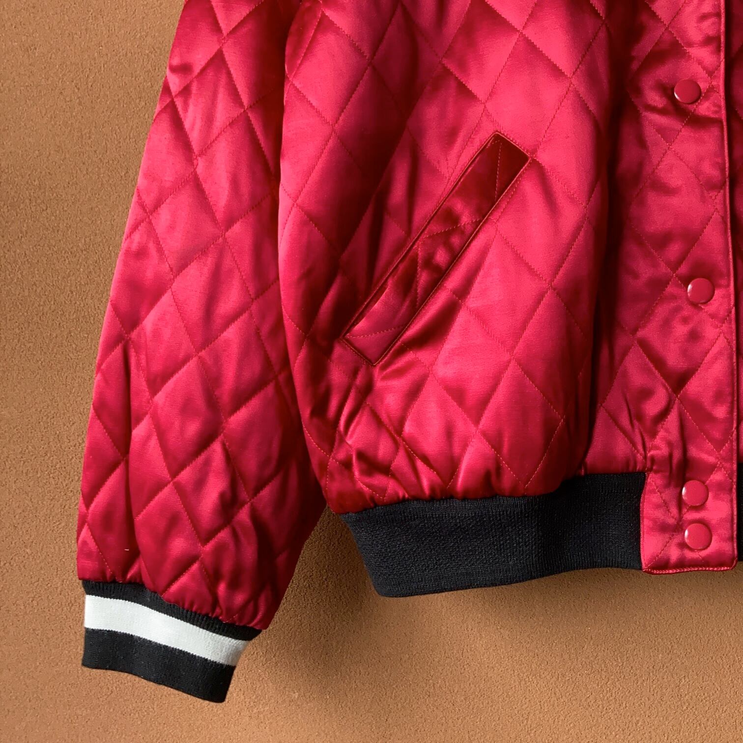 90's POLO SPORT by RALPH LAUREN キルティングサテンスタジャン 90's POLO SPORT by RALPH LAUREN キルティングサテンスタジャン
