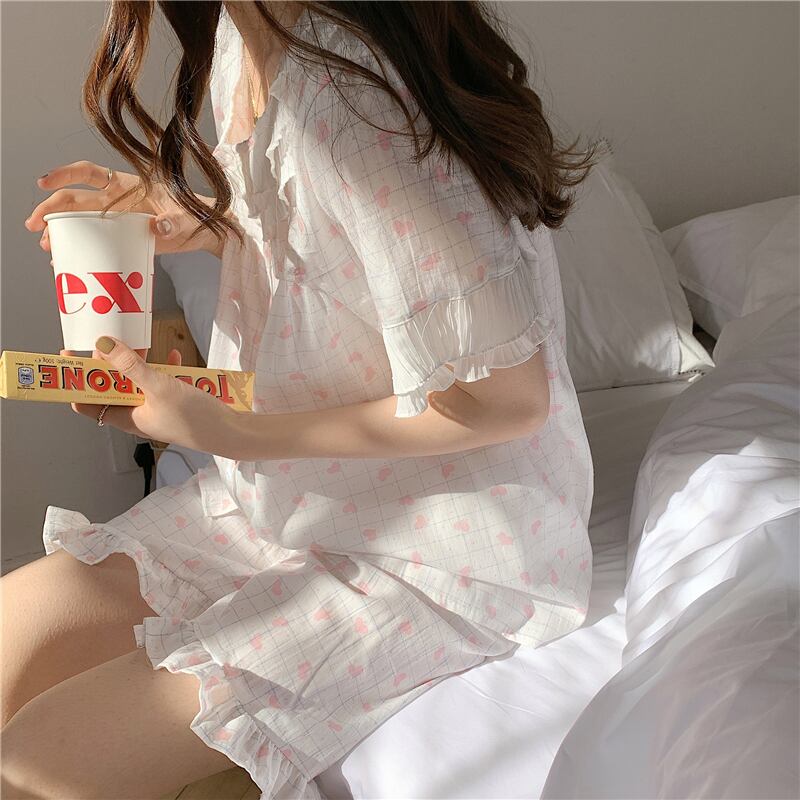 格子柄レディースサマーショーツ 大人ガーリー スウィート キュート カジュアル 夏物 ブルマー 萌量不足47466852046