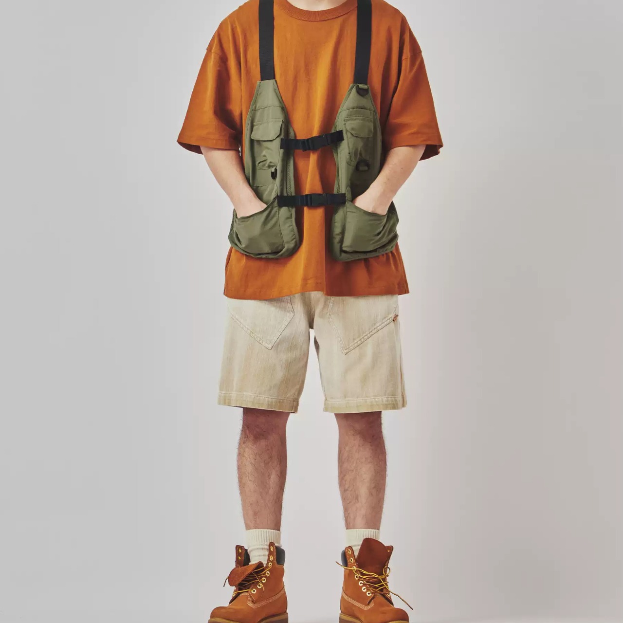 グレインワイド・ジーンズショーツ Y9217 - 1