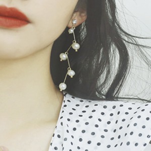 Zigzagパールピアス 22221