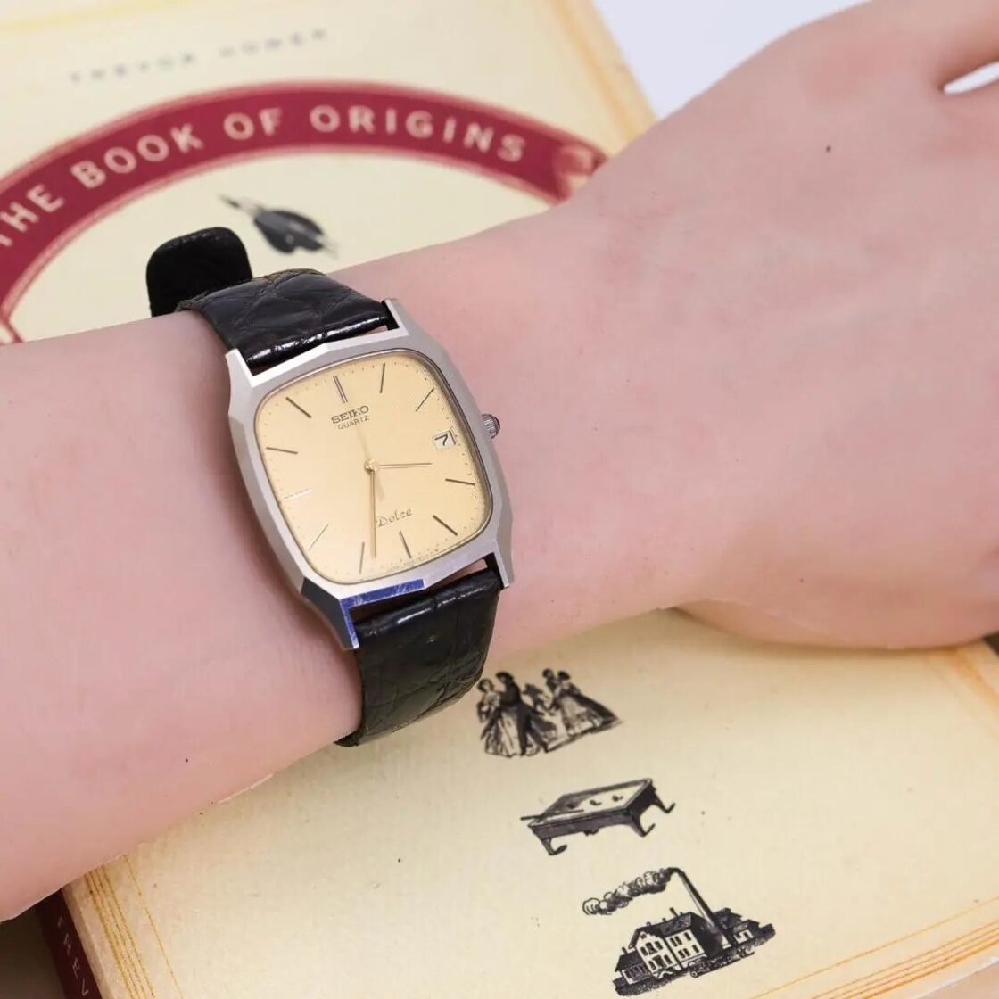 ◇美品 稼働 SEIKO Dolce 腕時計 NSAG メンズ 新品電池 u | Pay ID