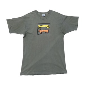 KEITH HARING POP SHOP ART T-SHIRT SIZE L (USED)