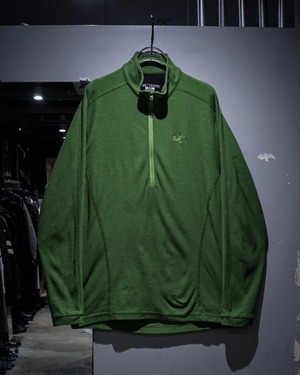 【add (C) vintage】“ARC'TERYX” Green Color Half Zip Pullover