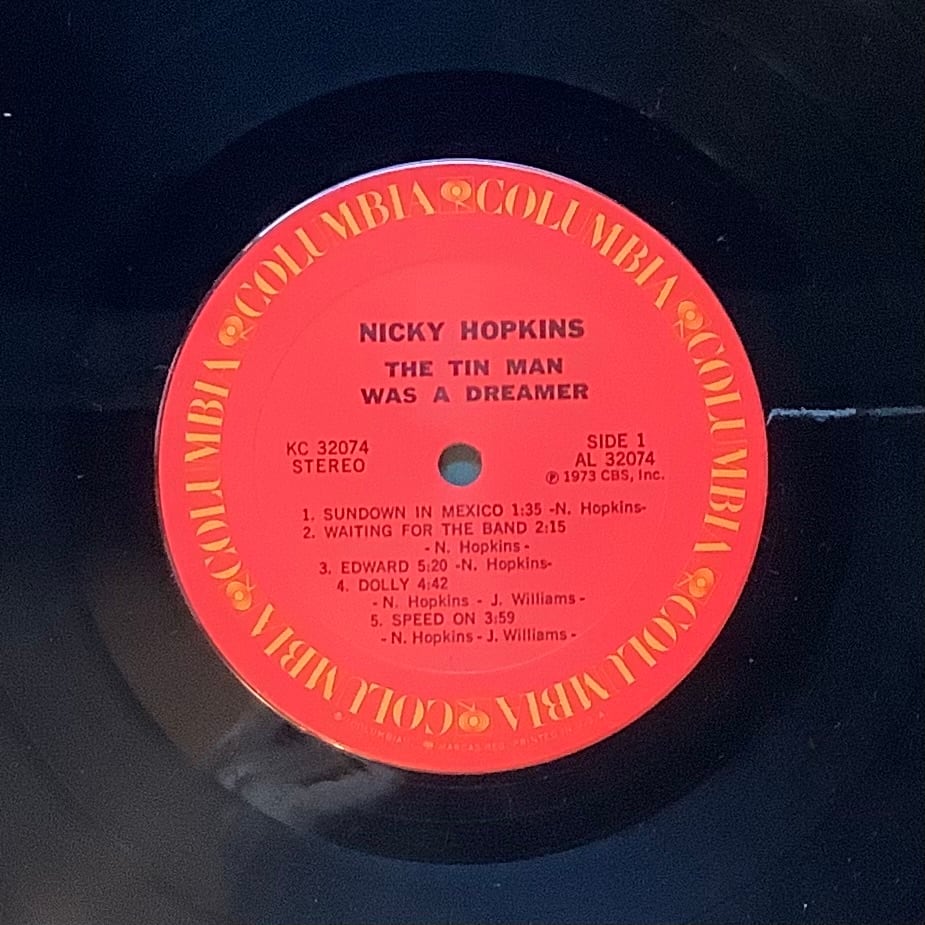 NICKY HOPKINS / THE TIN MAN WAS A DREAMER | Plastic Soul Records