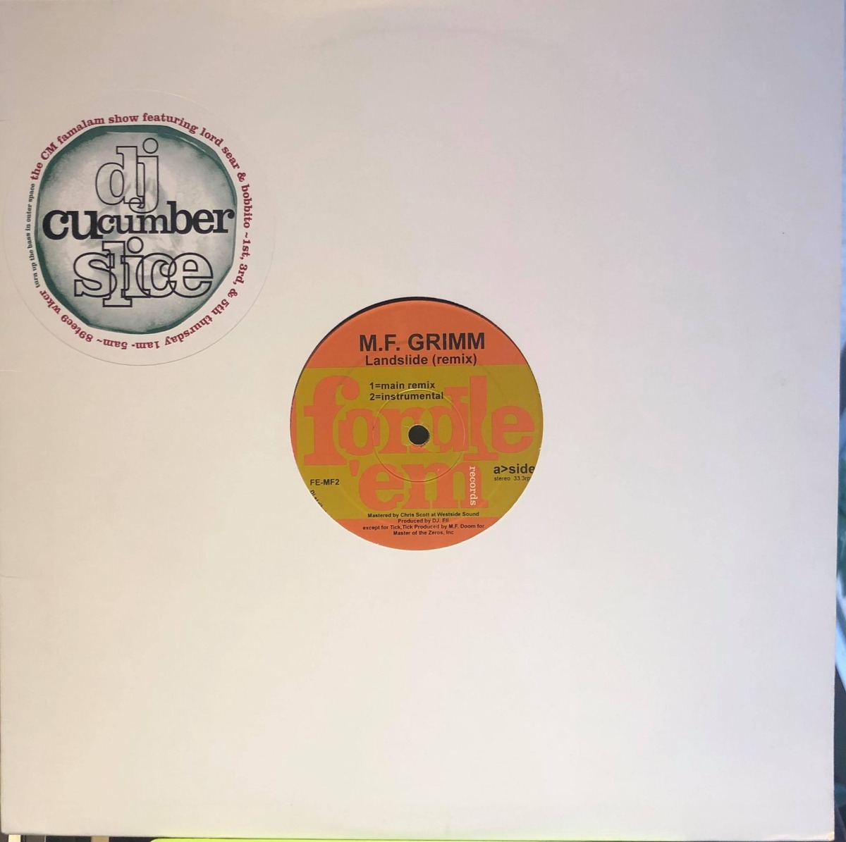 M.F. Grimm ‎– Landslide (Remix) (12