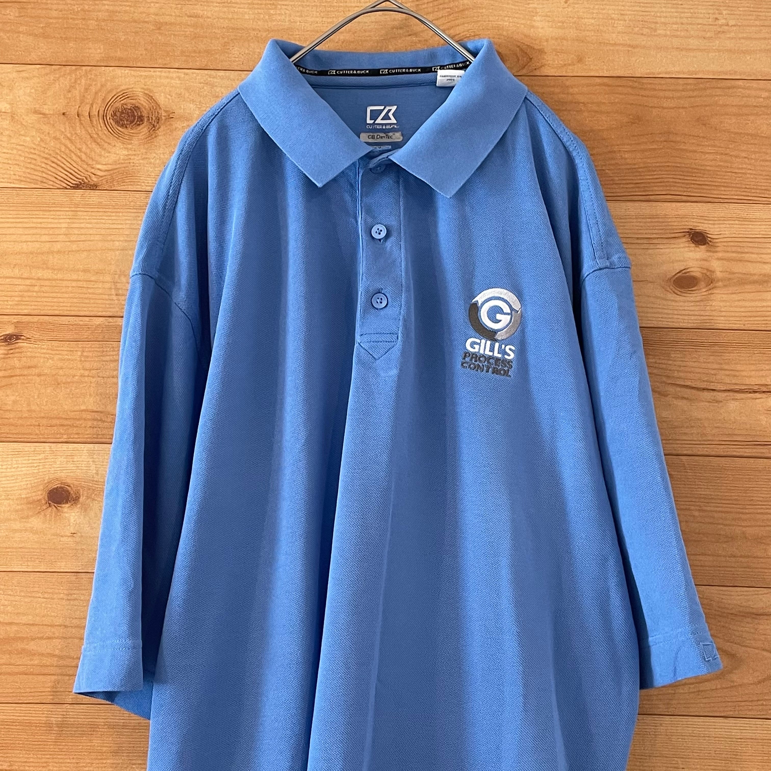 CUTTER&BUCK】 XL オーバーサイズ ビッグサイズ ポロシャツ 企業ロゴ