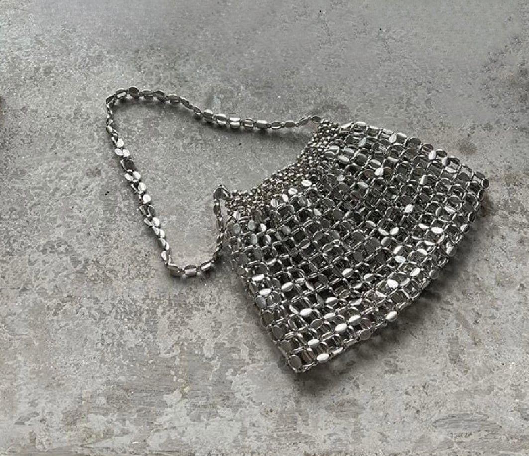 2color / ビーズラグジュアリーバッグ