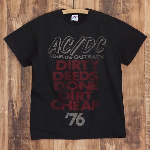 JUNK FOOD ジャンクフード メンズ 丸胴 Tシャツ AC/DC DIRTY DEEDS