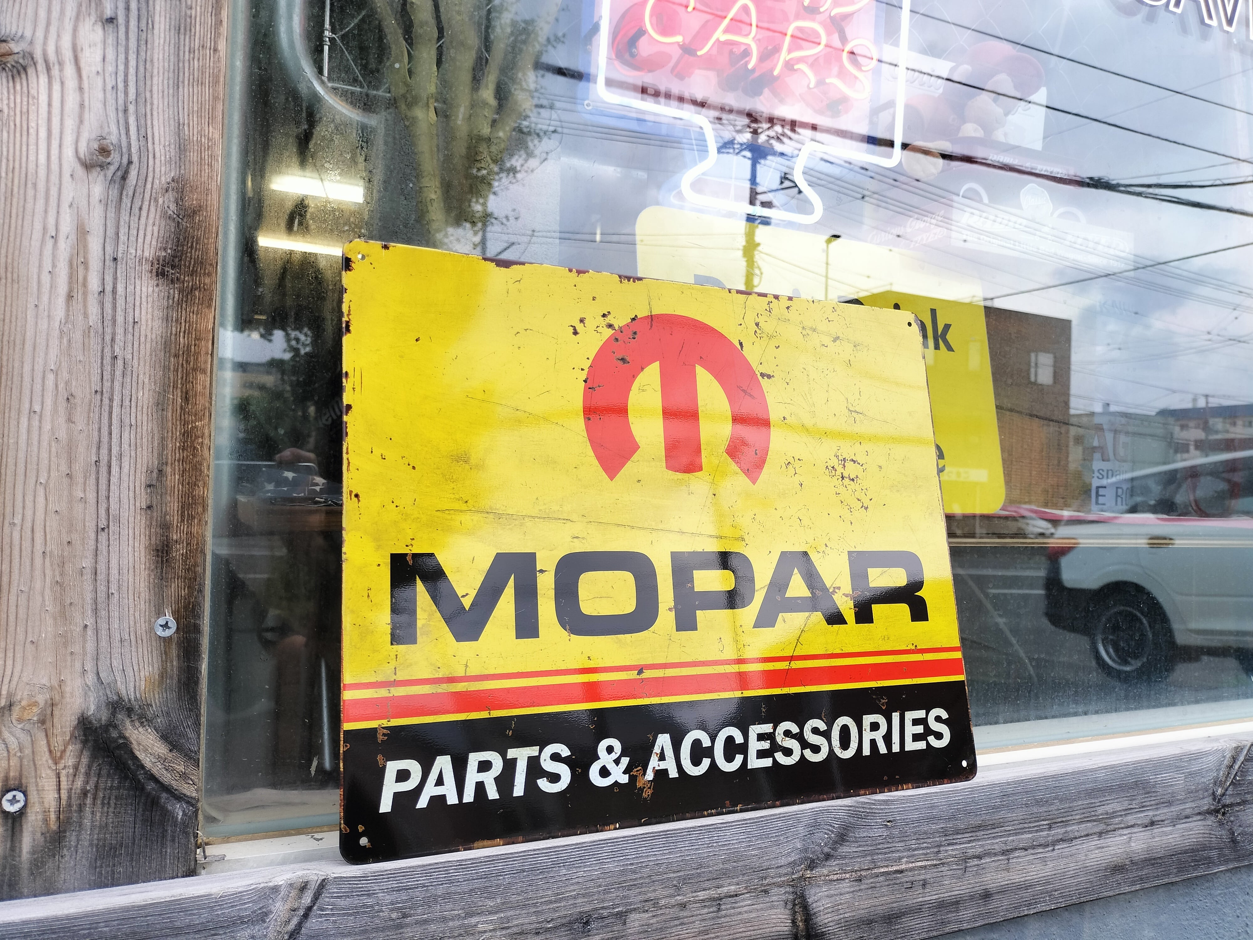 ブリキ看板◇MOPAR モパー◇サイン アメリカンガレージ クライスラー 