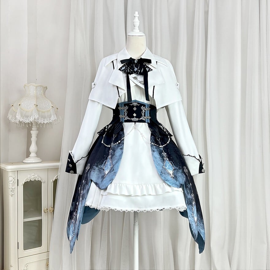 皇子系ロリィタ セットアップ 3点セット ミリロリ 軍服風 男装女子