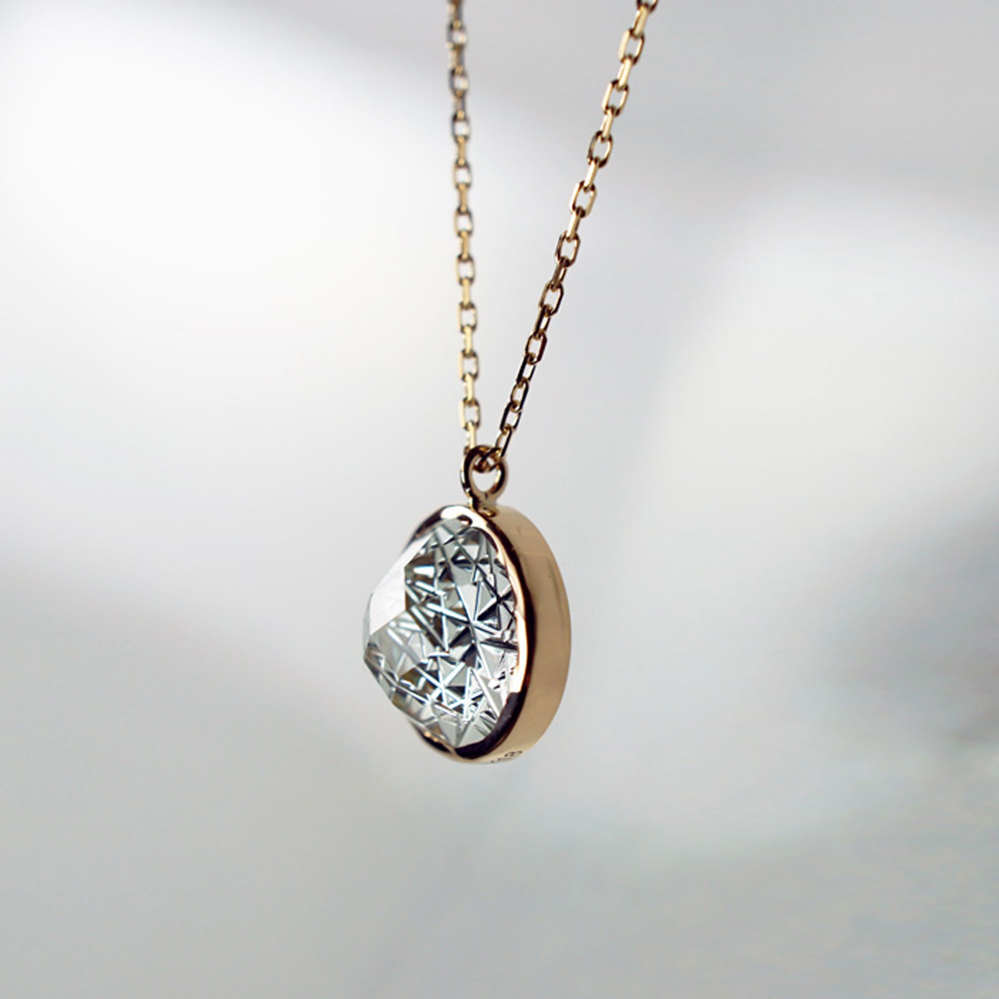 KIRIKO / Green Quartz Necklace （Round / N117-GQ） | Shelby