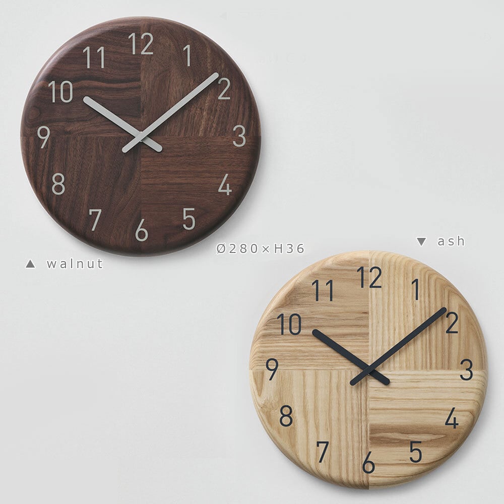 HAGI clock ( circle ) rounded / SASAKI | クラフト舘 ～雄大な北の