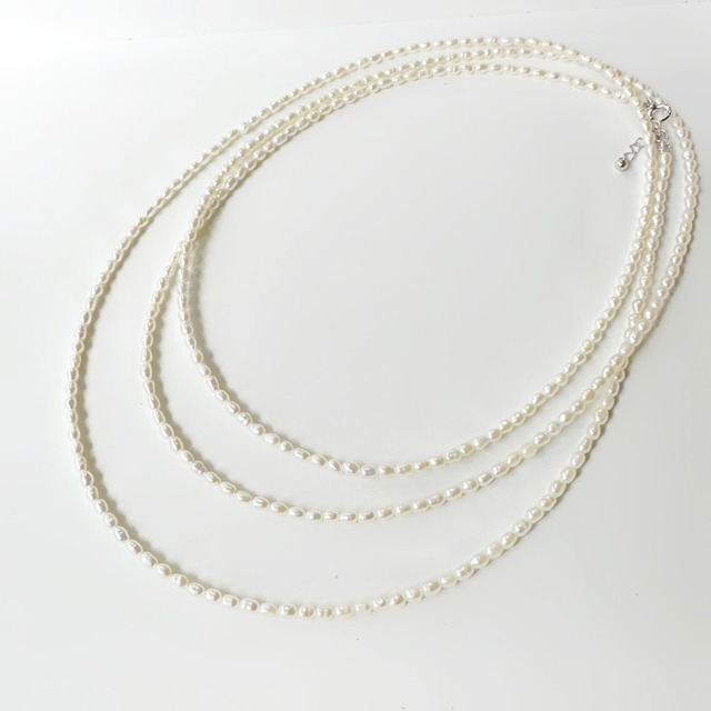 【ラスト1】Lagoon Original 150cm ベビーパール ロングネックレス