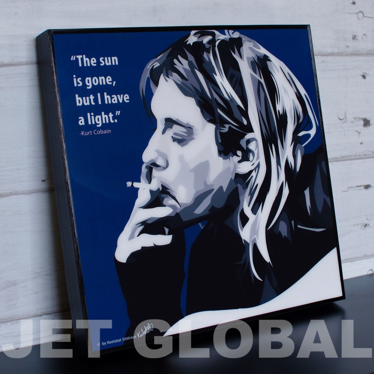 カート・コバーン（ニルバーナ）/ KURT COBAIN : SMOKING / Lサイズ 