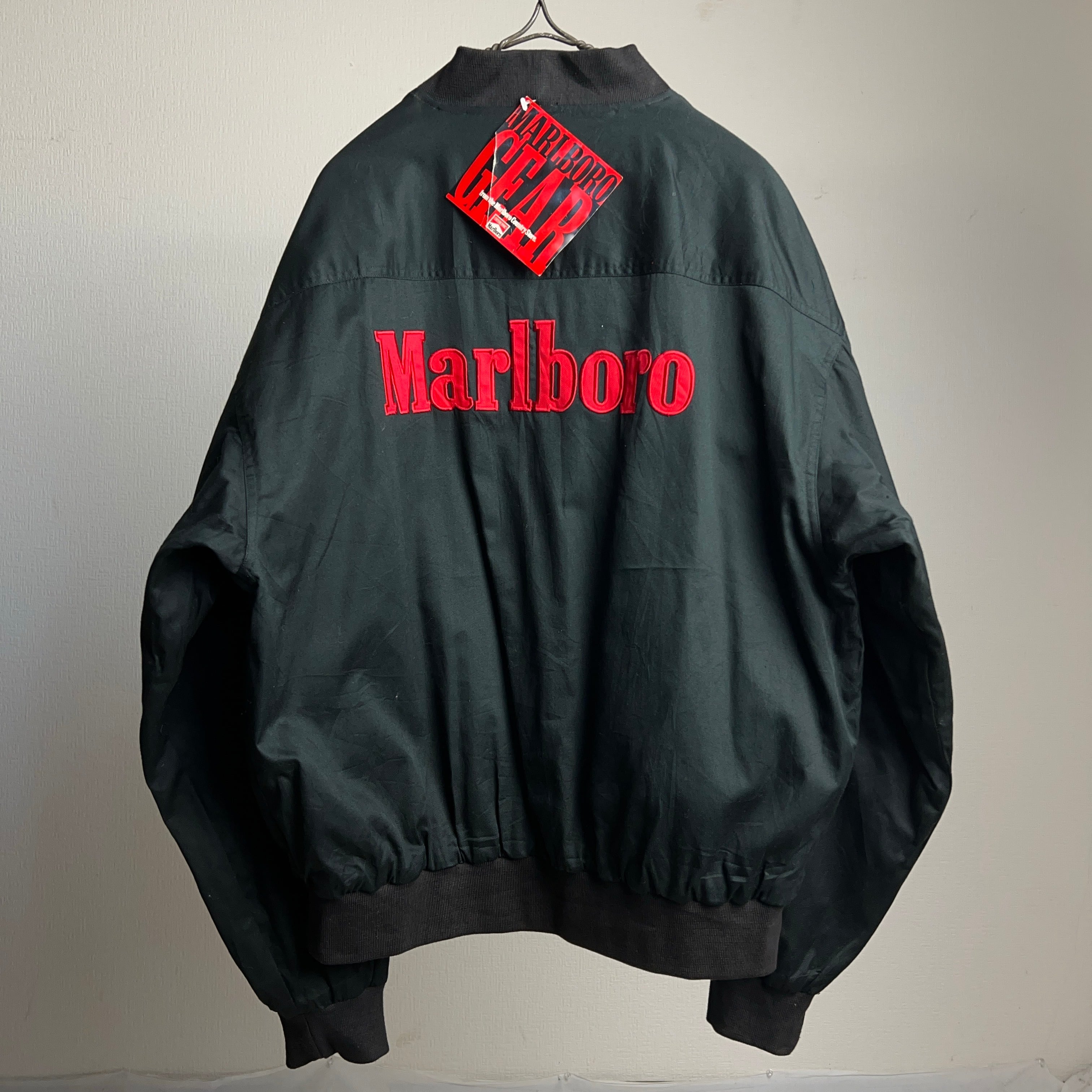 90's Marlboro Reversible Blouson DEAD STOCK SIZE L 90年代 マルボロ リバーシブルジャケット  デッドストック 刺繍 タバコ【1000A992】【送料無料】