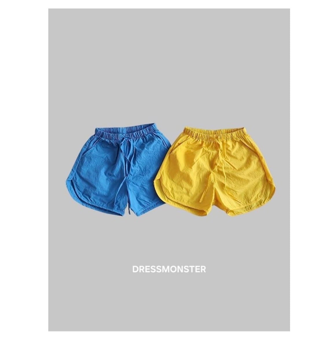 【予約】DRESS MONSTER ナイロンショートパンツ100~150