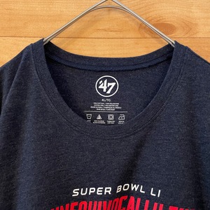 【47Brand】NFL ニューイングランド・ペイトリオッツ Tシャツ スーパーボウル New England Patriots アメフト XL ビッグサイズ us古着 アメリカ古着