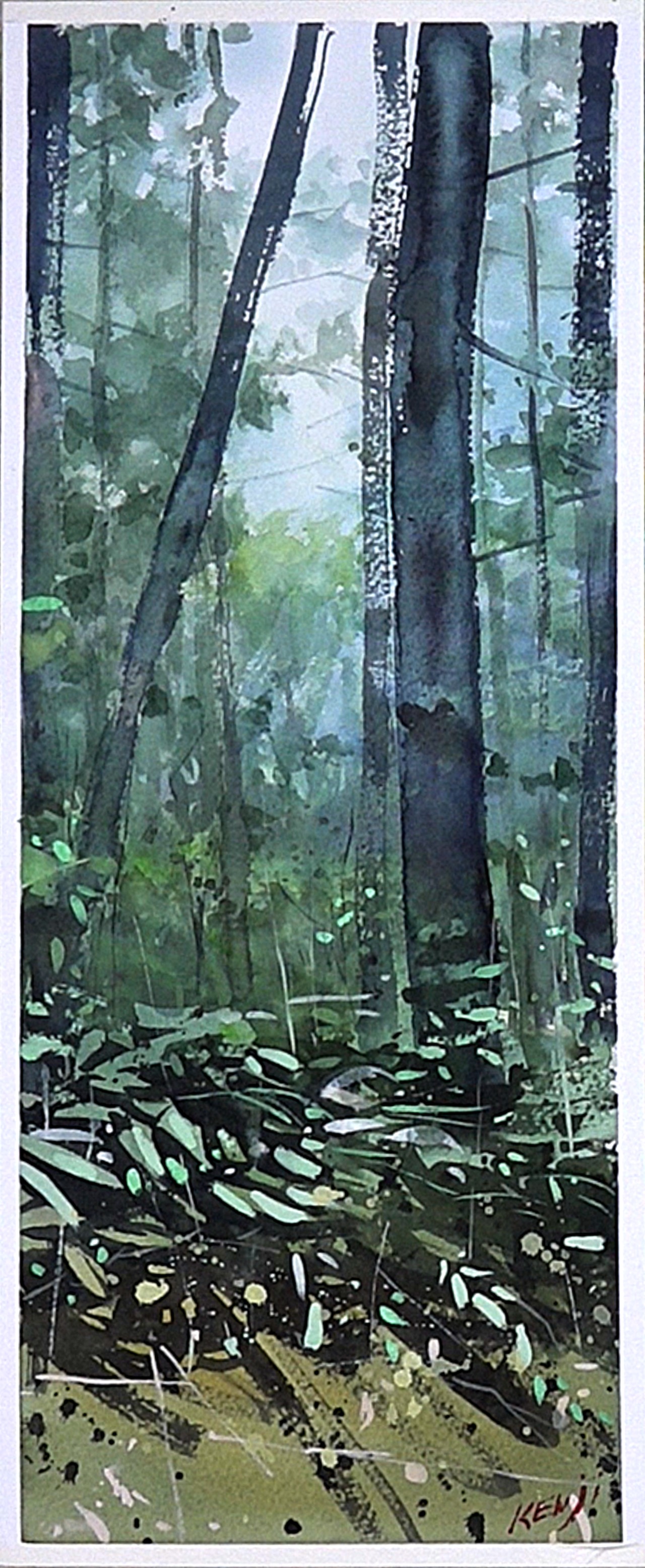 アクリル原画】海の中 約150×200mm - mf-artworks - BOOTH