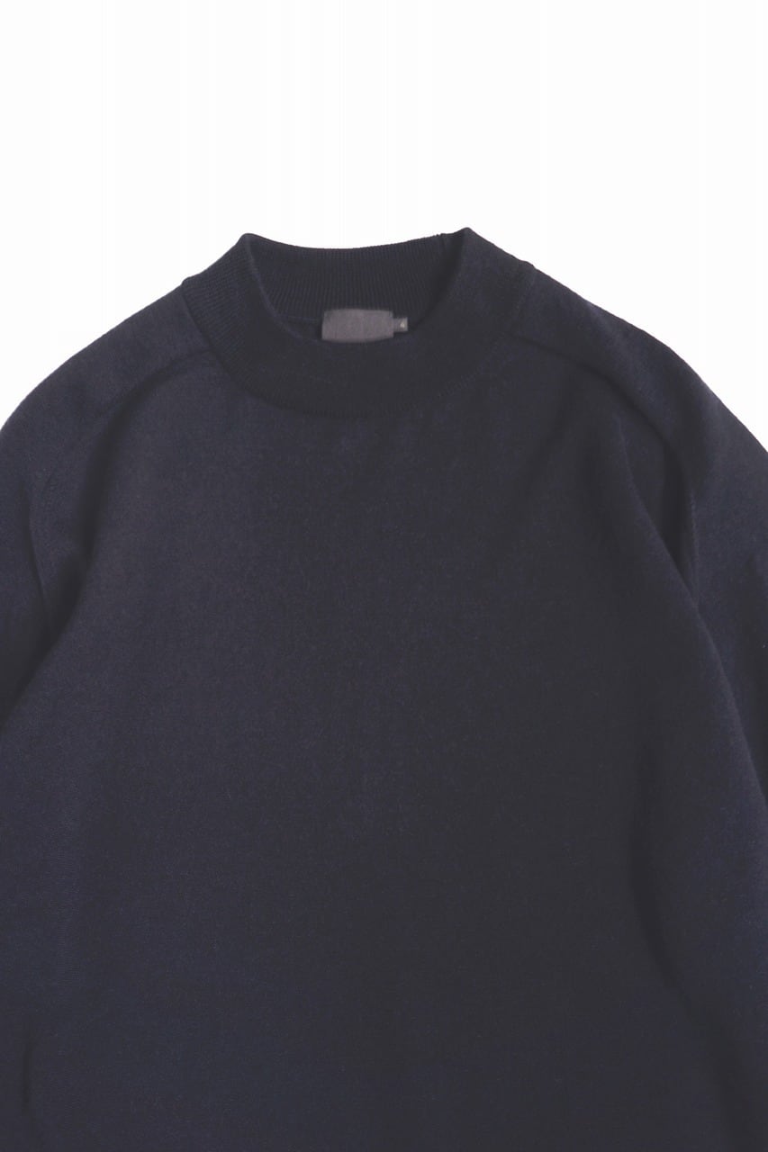 Worsted Merino Mock Neck P/O