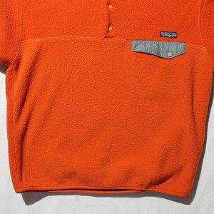 Mint M 98年 オレンジ Synchilla Snap-T Patagonia シンチラ スナップT パタゴニア