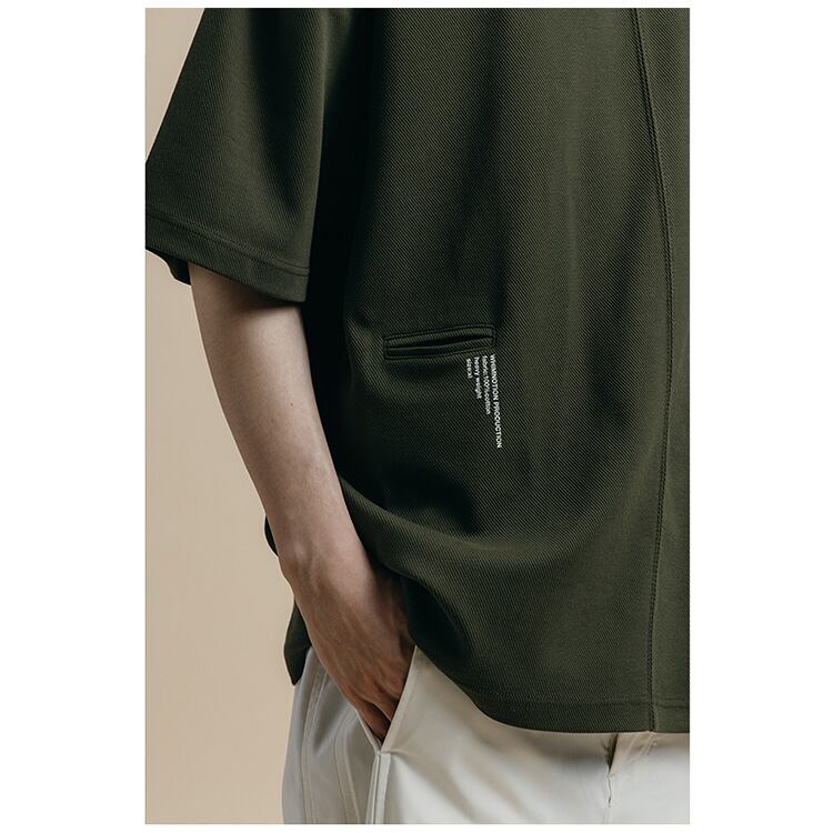 ★HEAVYWEIGHT DOUBLE COLLAR POCKET T-SHIRT　　　A0540