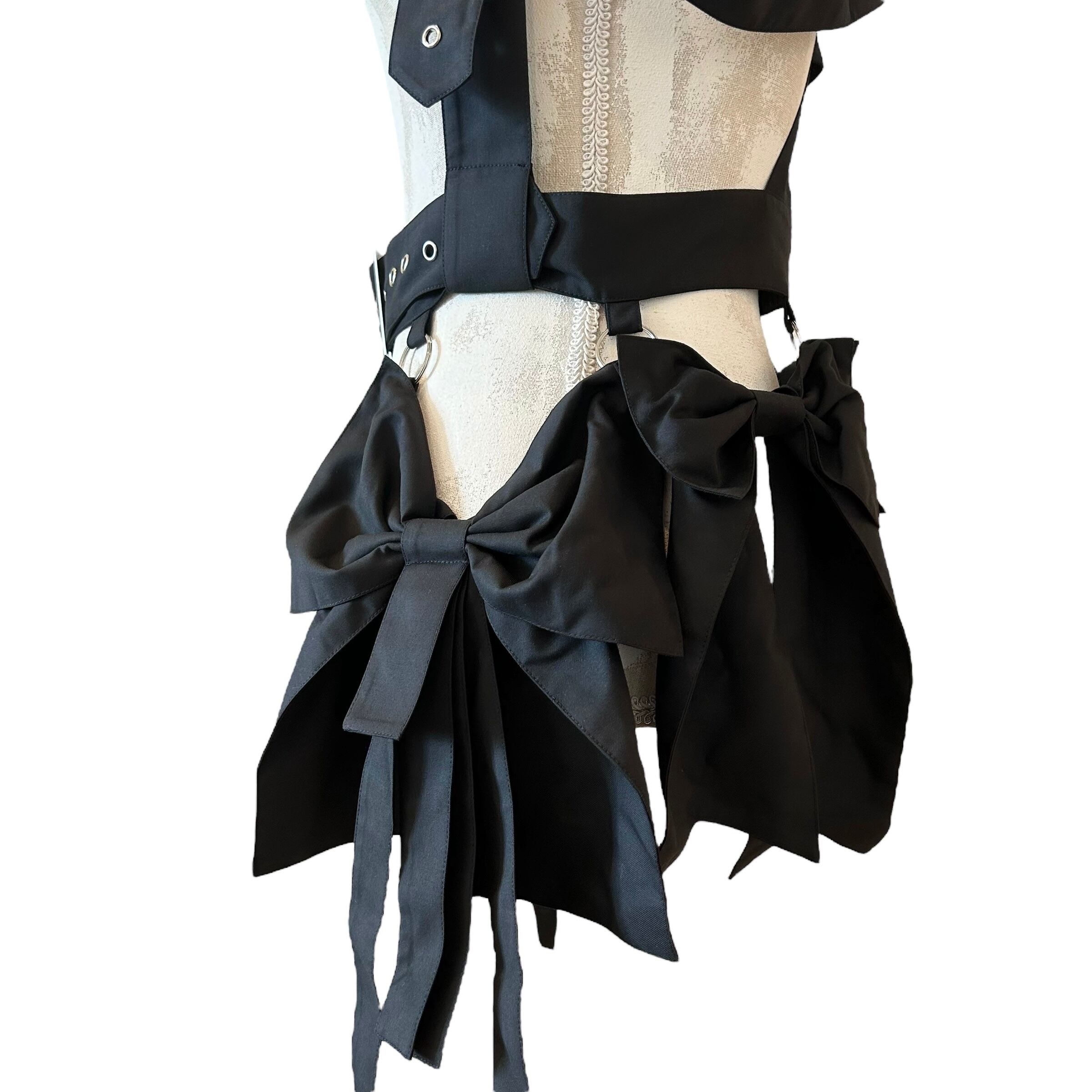 ボンテージリボンハーネス BLACK | HEIHEI 