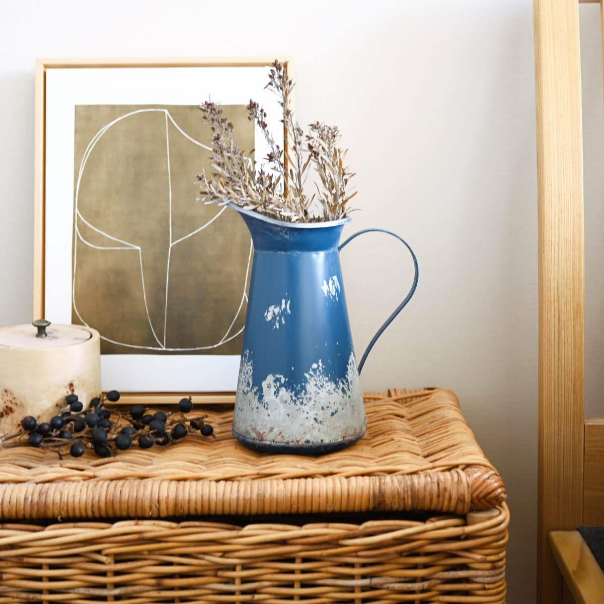 ピッチャー トール ブルー|花瓶 おしゃれ 雑貨屋 インテリア