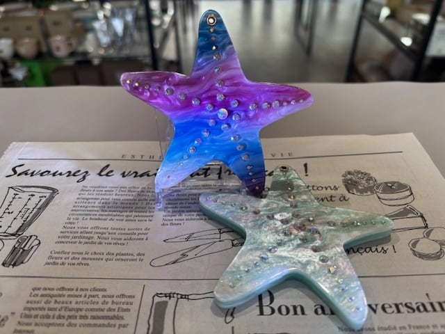 コンパクトミラー ハンドミラー ヒトデStarfish 手鏡