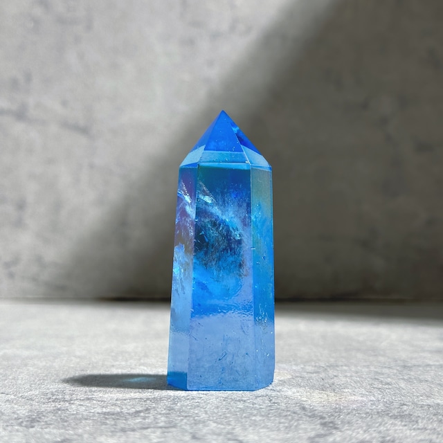 透明感◎ブルーオーラクォーツ タワー01✧ Blue Aura Quartz ✧天然石・鉱物・パワーストーン