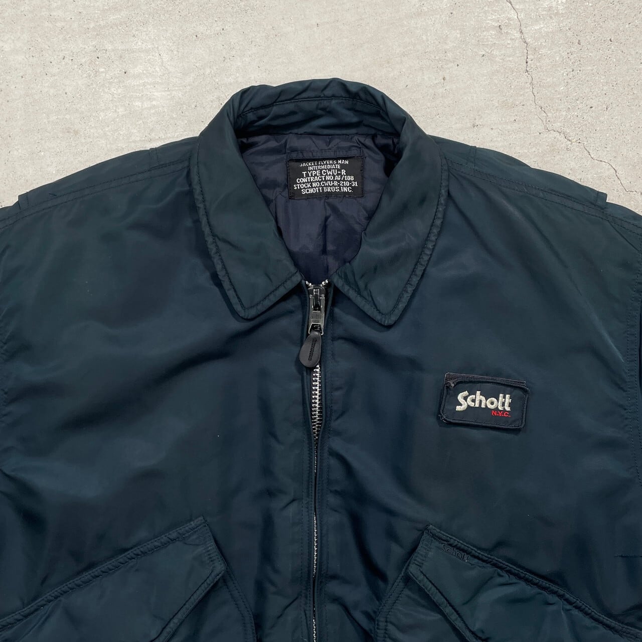 Schott ショット CWU-R ミリタリー フライトジャケット メンズXL相当