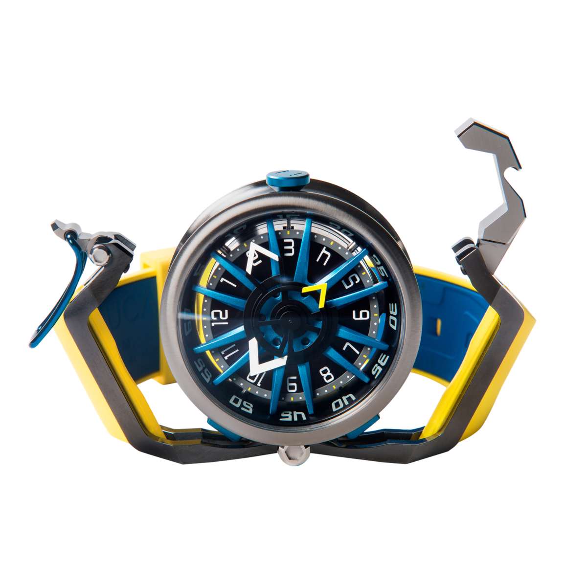 【MAZZUCATO マッツカート】RIM-06（イエロー×ブルー）／国内正規品 腕時計